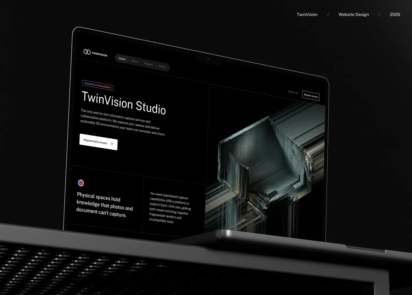 TwinVision Studio: screens from the project