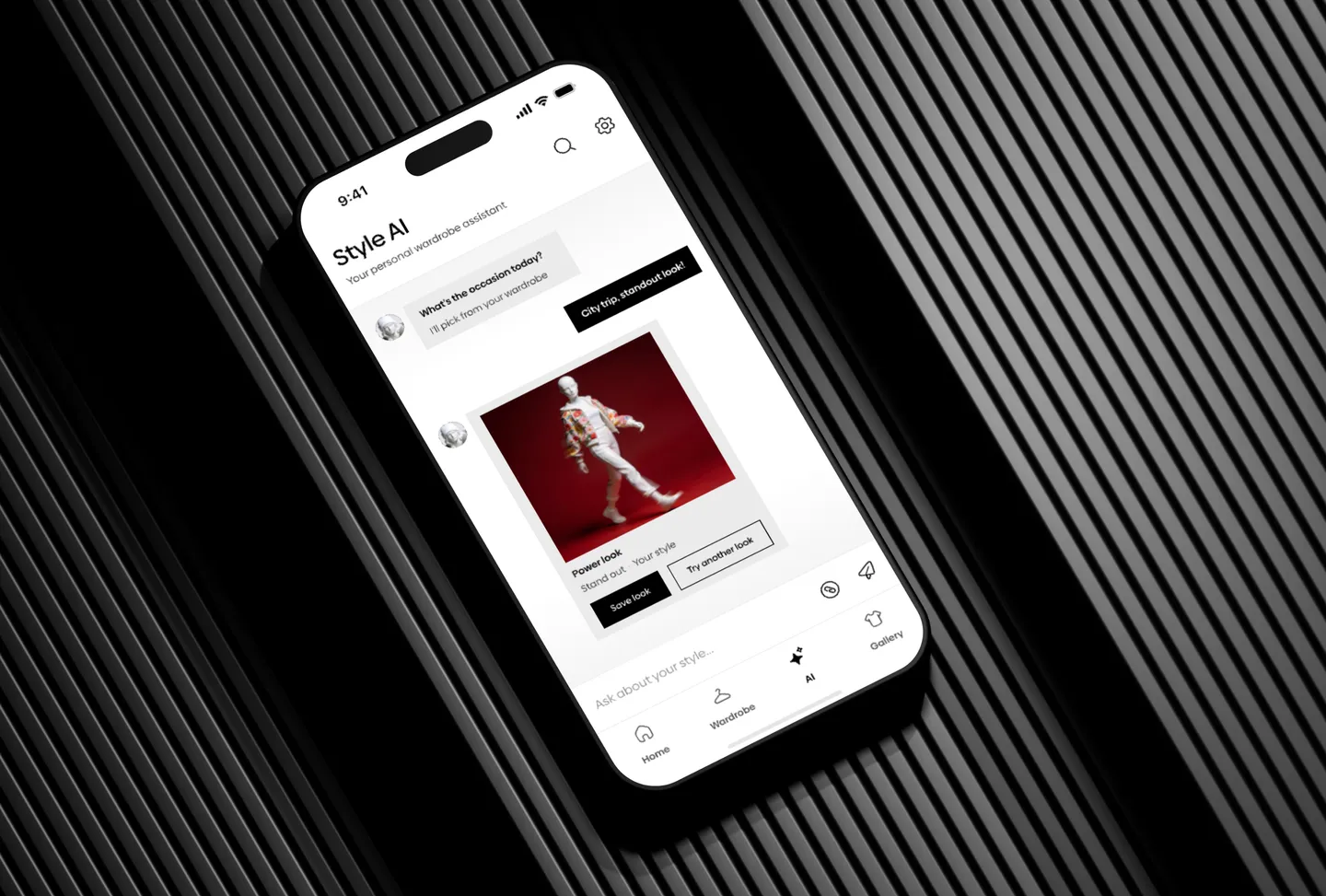 WearCast: screens from the project